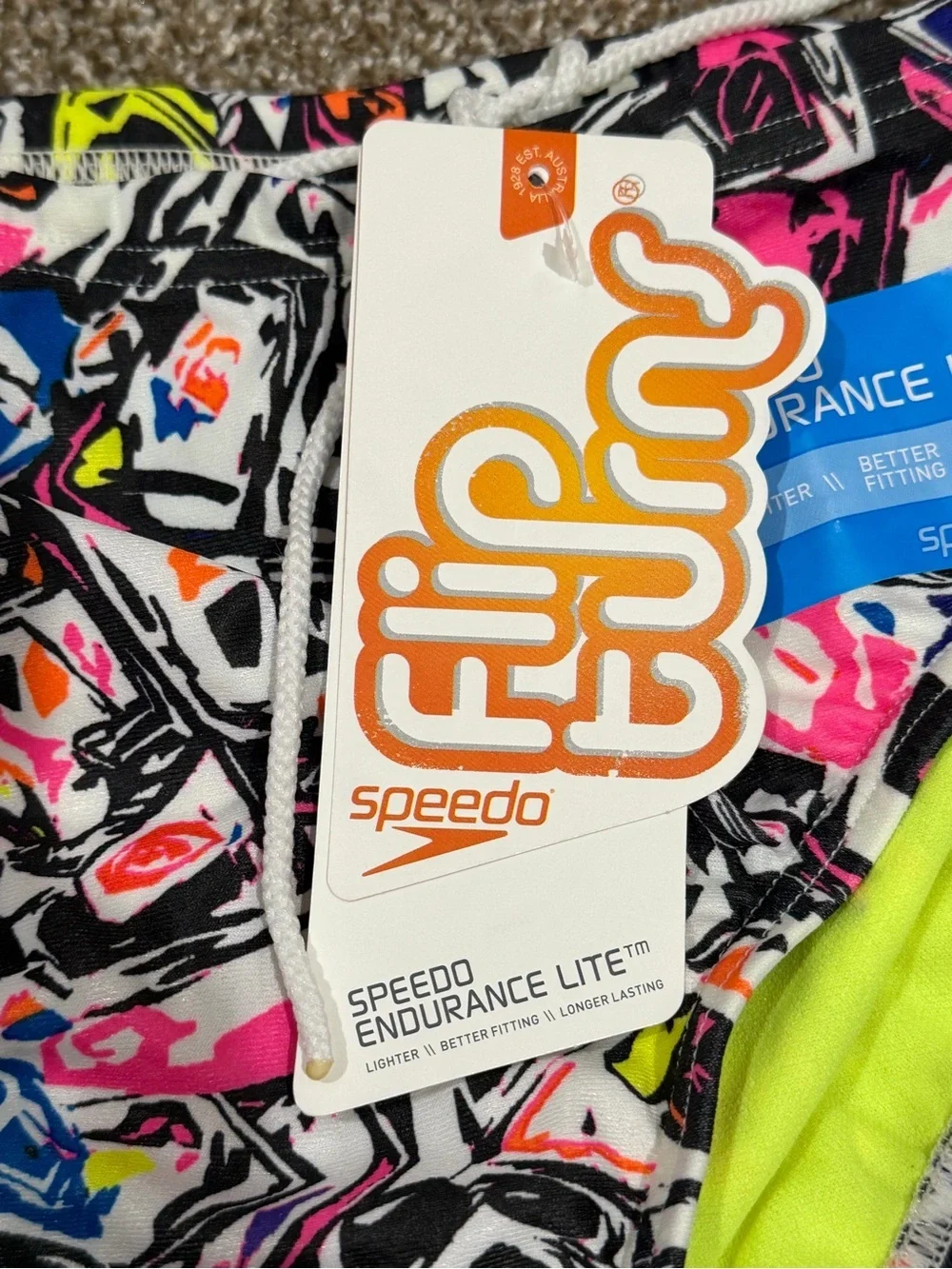 SPEEDO ENDURANCE LITE - MEN'S SWIM BRIEF -  - SIZE 32- NWT!!